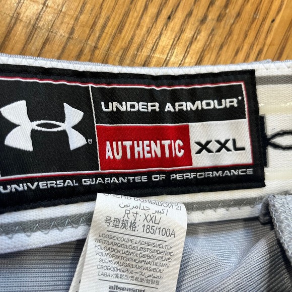 Under Armour Mens Size XXL Baseball Pants Light Gray All Seasons Gear - Picture 5 of 7